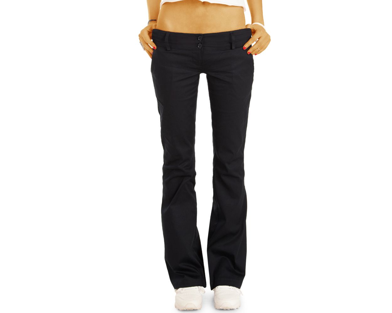 Bootcut stoffhosen damen