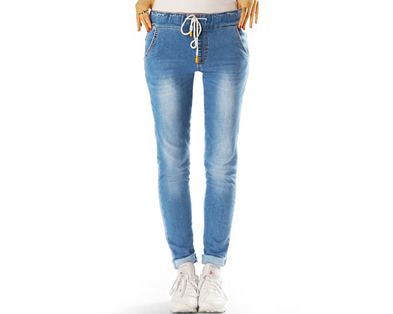 Skinny jeans mit gummizug