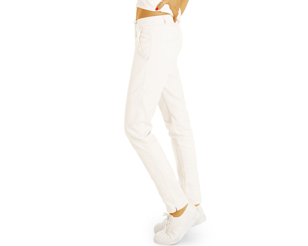 Etro Cropped-Hose aus Baumwolle in Weiß Damen Bekleidung Hosen und Chinos Hose mit gerader Passform 