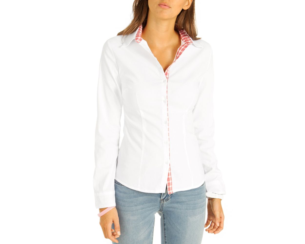 Damen Bekleidung Oberteile Hemden Bluse aus Baumwolle in Weiß Windsor 