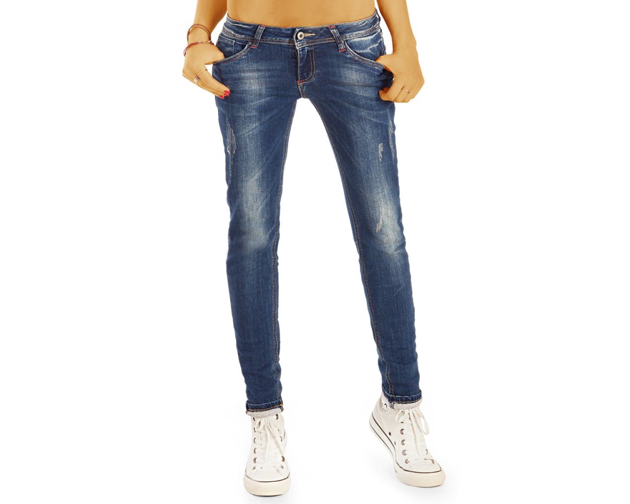 Baggy Jeans Damen Low Waist - Weite Beine & Stretch Für Lässigen Y2K Style