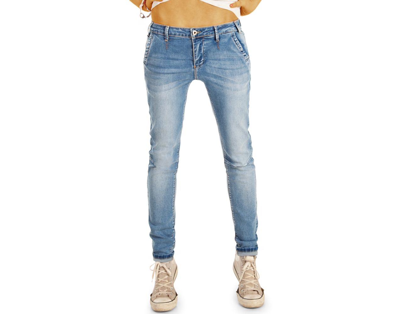 Jeans chino damen clearance