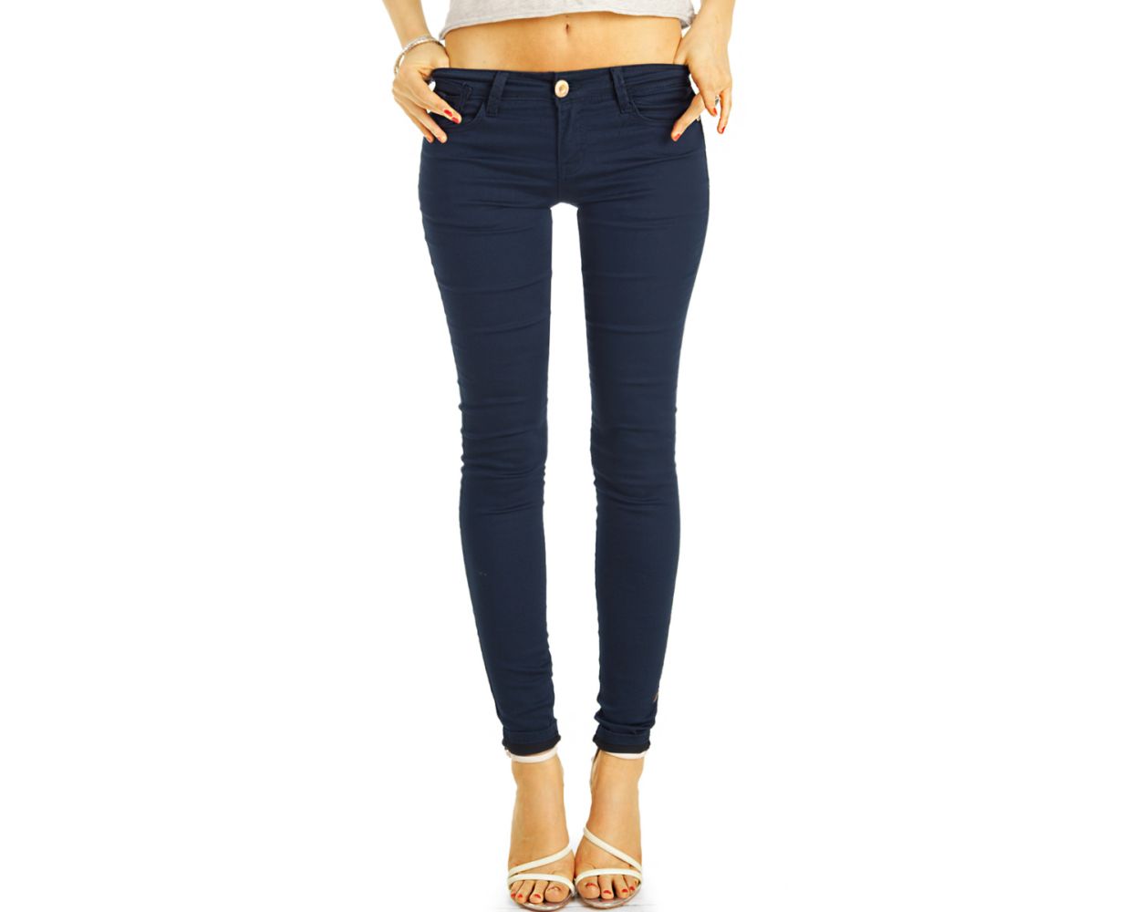 BE STYLED Low Waist Jeans H ftjeans R hrenjeans Skinny Hosen