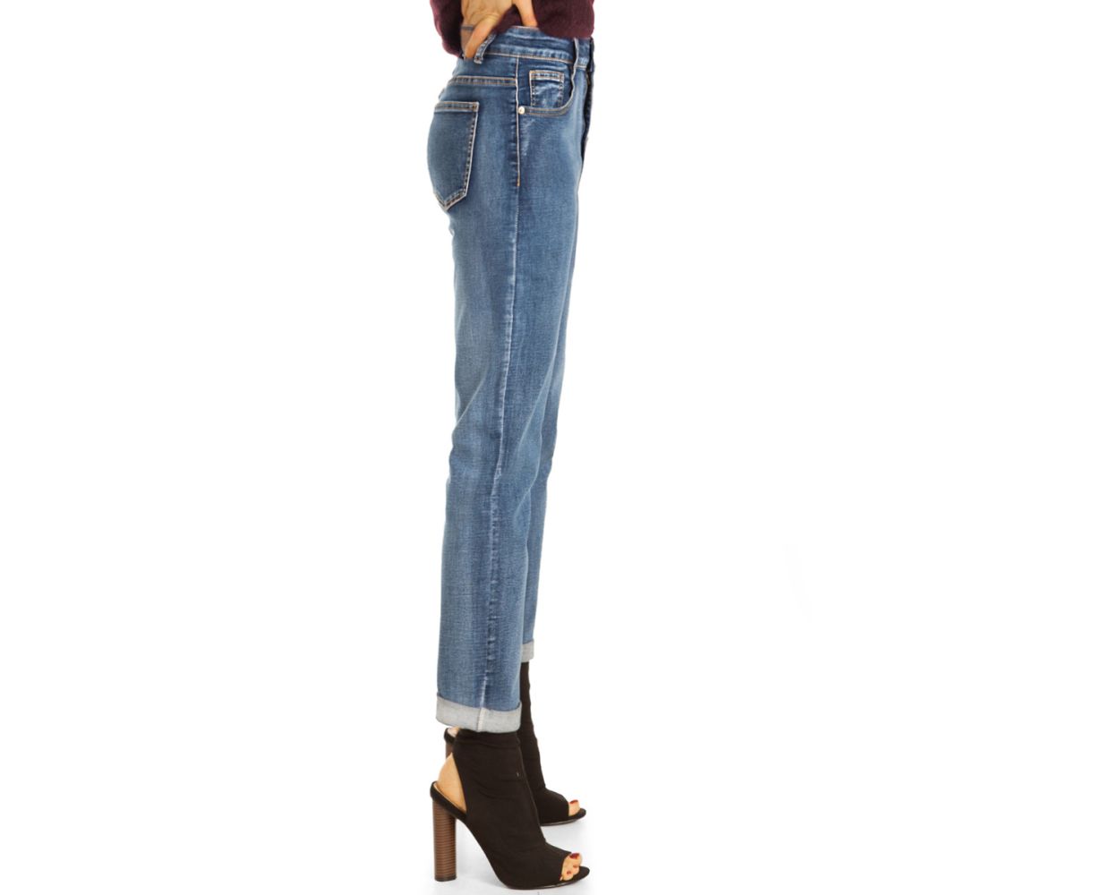 Boyfriend hose high waist top