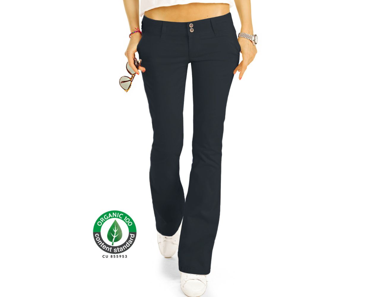 Agolde Baumwolle Jeans Aus Bio-baumwolle in Schwarz Damen Bekleidung Jeans Bootcut Jeans 