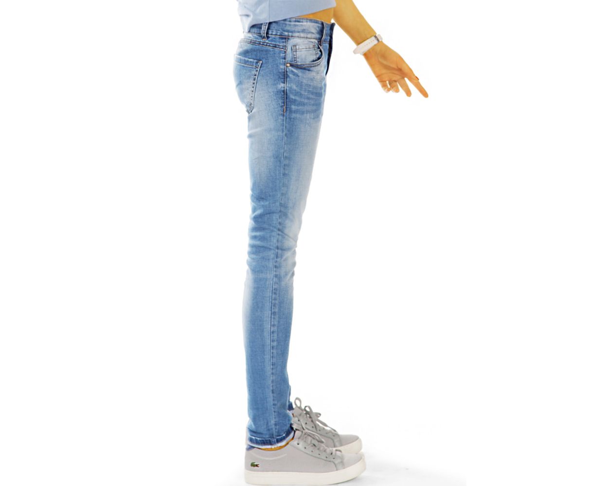Damen Bekleidung Jeans Jeans mit gerader Passform 8pm Denim Jeanshose in Blau 