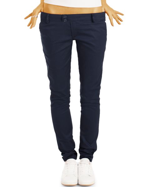 be styled  Chinos, Stoffhosen, röhrige hüftige Passform, mit Stretch  - Damen - h15a