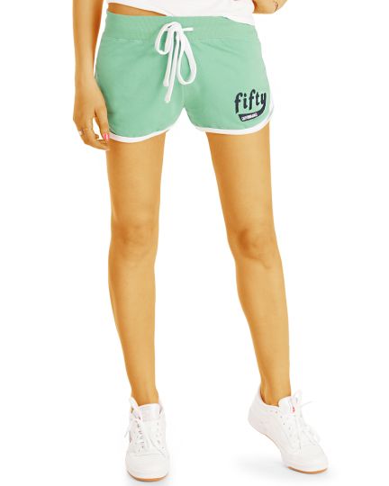 Damen Jersey Shorts - Kurze Hosen im California Style - j64k