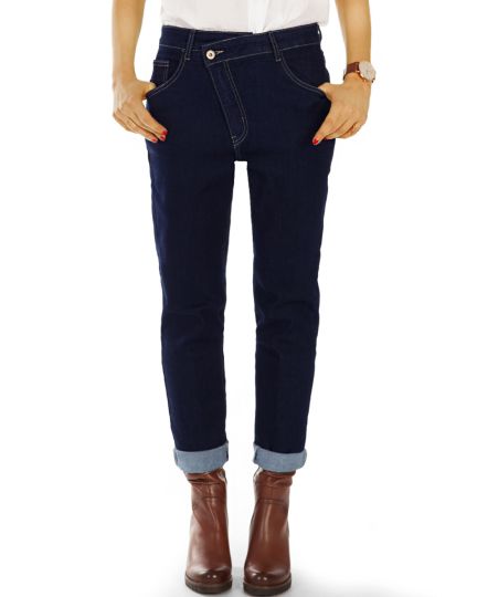 Baggy Jeans  Boyfriend Hosen ausgefallenes Design blue in blue  - Damen -  j3f