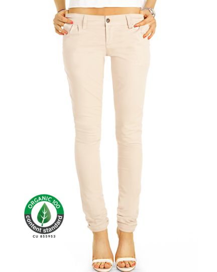 BE STYLED Premium Stoffhosen, Chinos Bundfalten Hosen aus Bio Organic Baumwolle, Damen -BIO-6