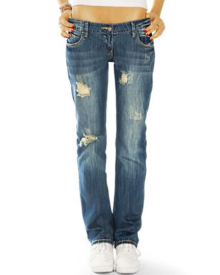 be styled low waist Jeans Hose Boyfriend Hüftjeans im Baggy Loose Relaxed Fit zerrissen Destroyed Style Optik von bestyledberlin - j1z-st