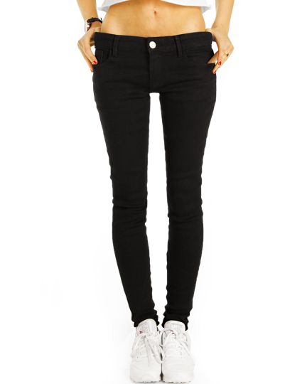 Low / Medium Waist Jeans Hose hüftige Röhrenjeans Skinny Strech Hüftjeans - Damen - j2e