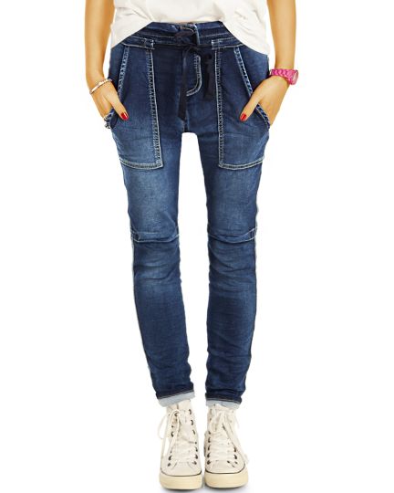 Tapered Jeans Baggy Girlfriend, Boyfriend Fit Hosen, Loose - Damen - j13r