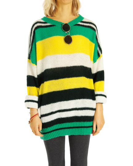 Pulloverkleid Damen Kleidung Hoodies & Pullover Sweater Lange Pullover il sarto Lange Pullover 